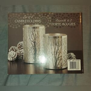BNIB Set of 2 Candleholders